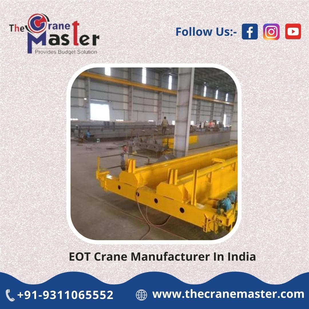 EOT crane equipment from The Crane Master